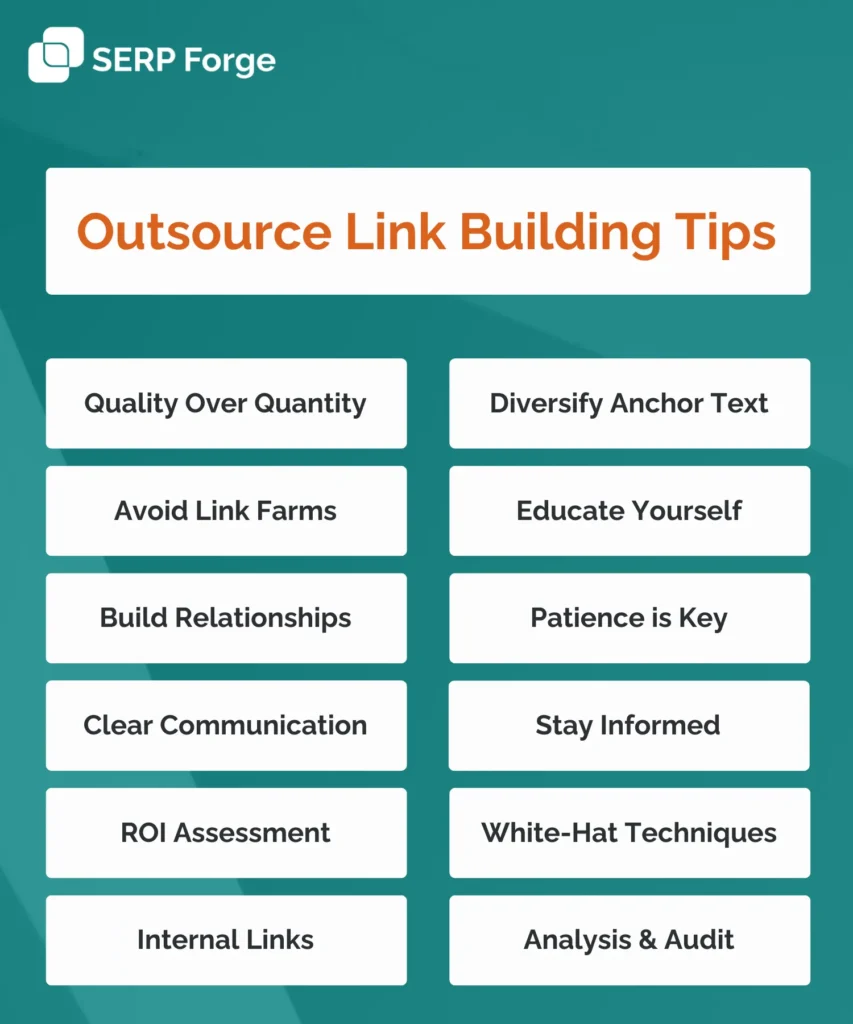 outsource link building tips