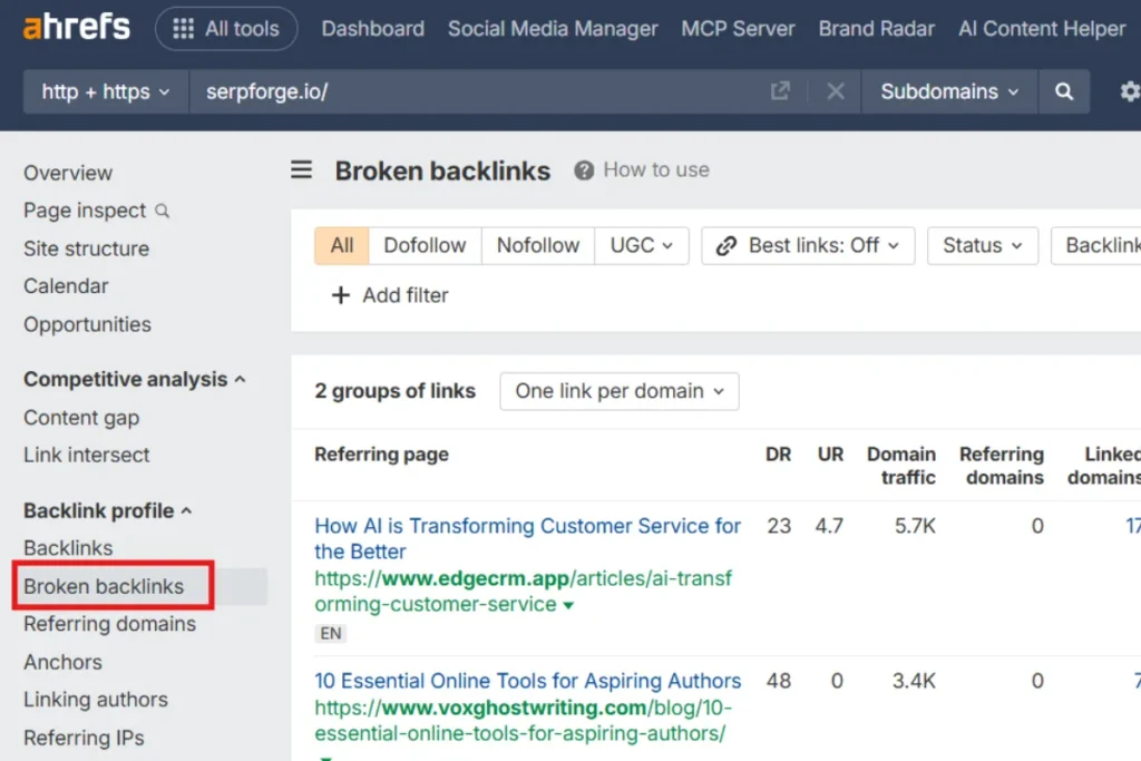 lost links lost links