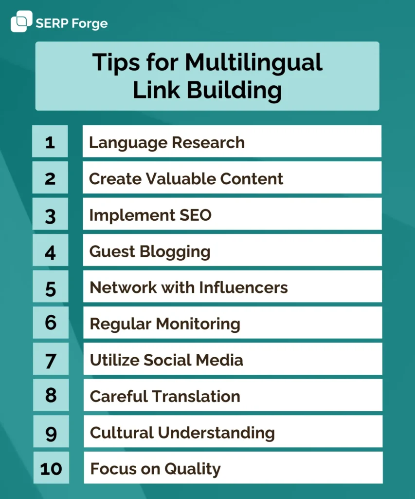 tips for multilingual link building