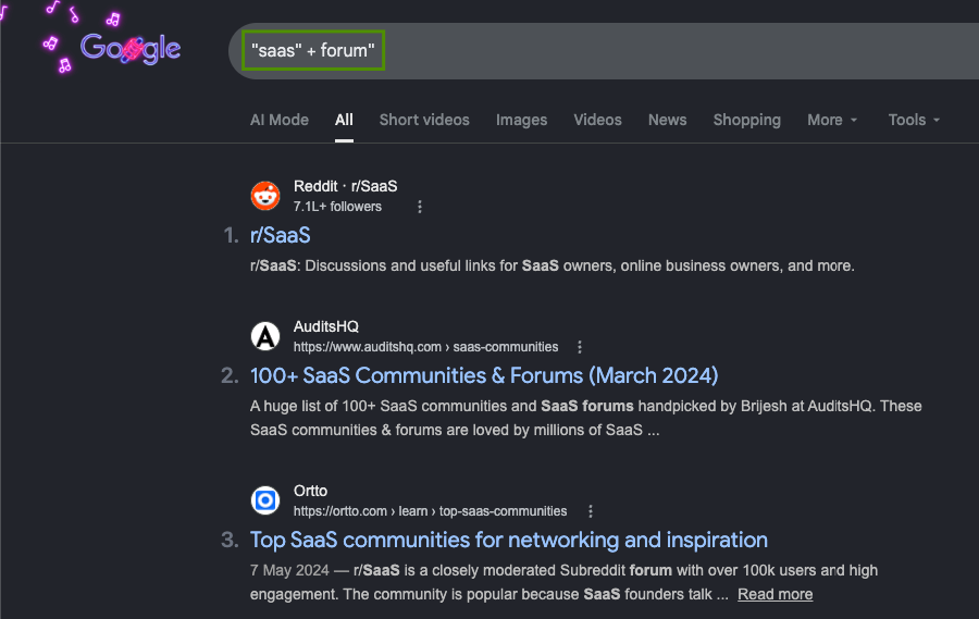 Link building forum