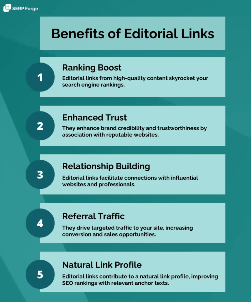 benefits of editorial links