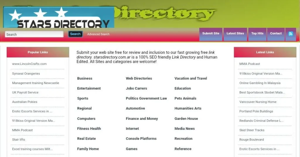 Spammy directories