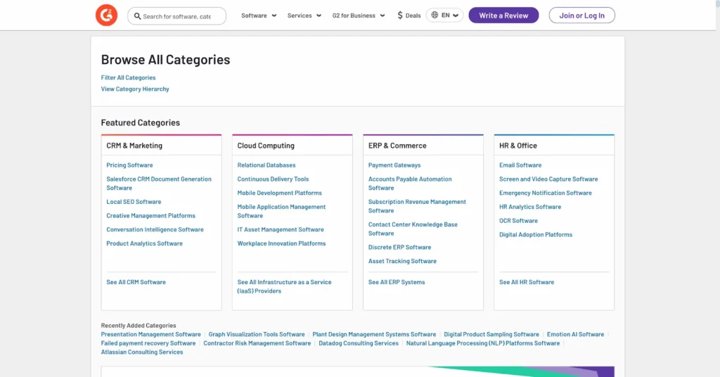 Comparison and listicle content