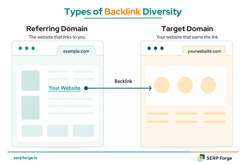 Types of Backlink Diversity