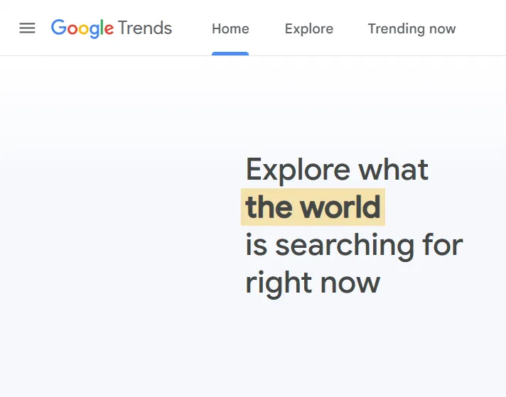 Google Trends Google Trends
