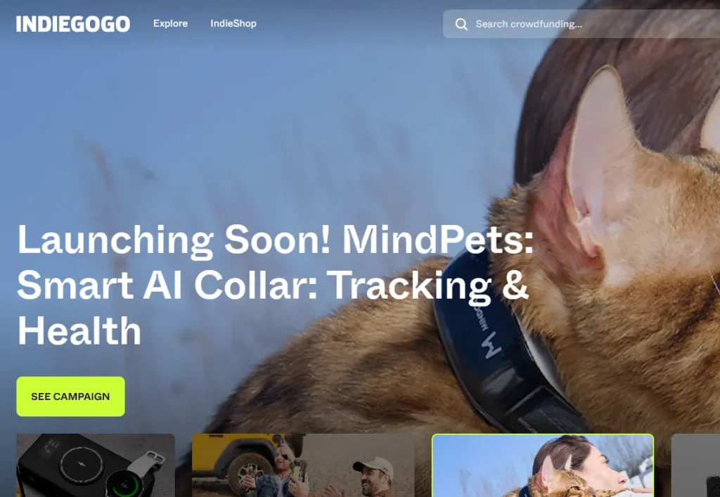 Indiegogo crowdfunding