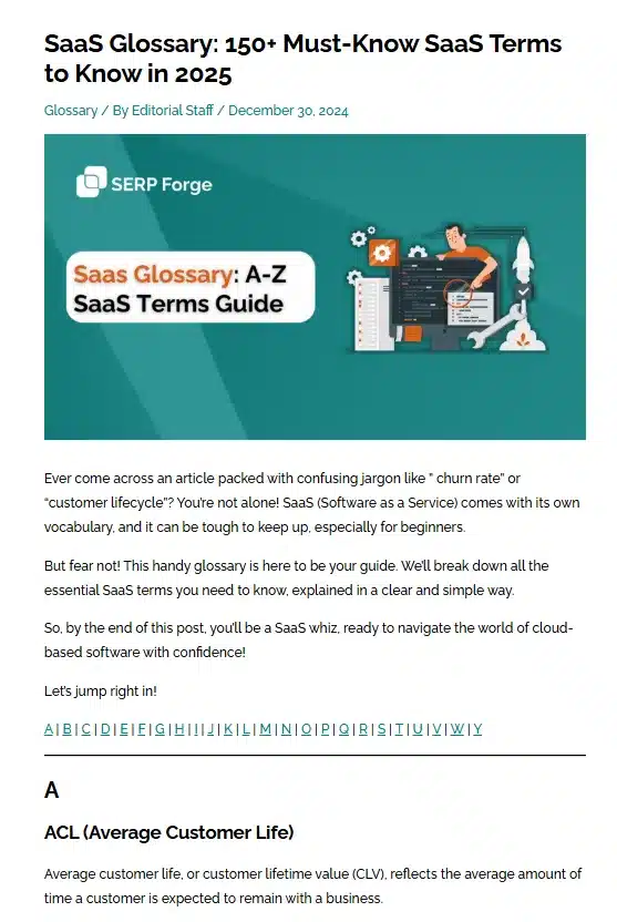 SERP Forge
