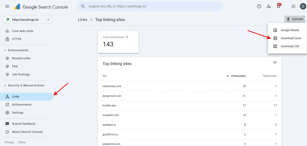 search console