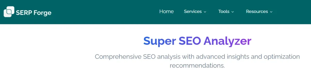 SERP Forge semrush alternative