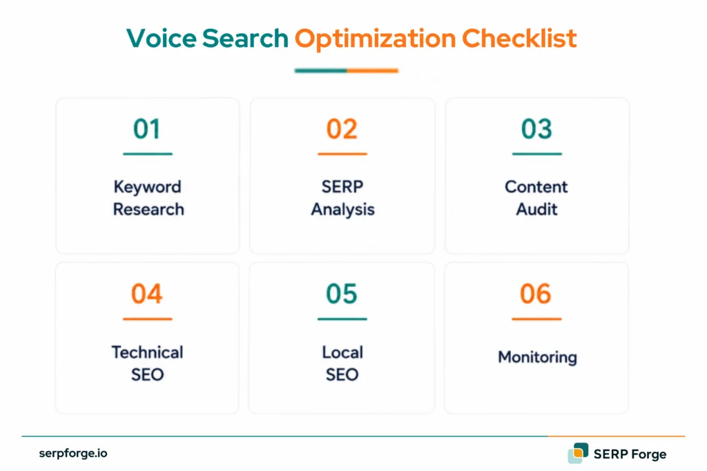 Voice Search Optimization Checklist