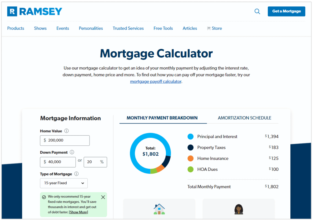 mortgage calculator mortgage calculator