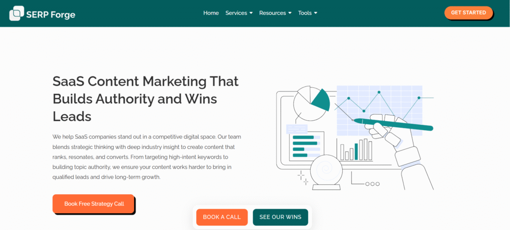 SaaS-focused marketing agency