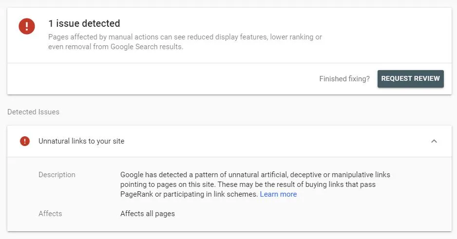 risks of using PBN backlinks