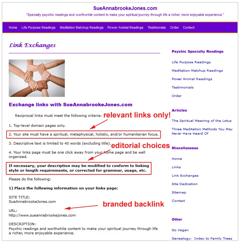 Link exchanges Link exchanges