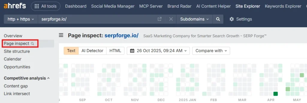 page inspect tool page inspect tool