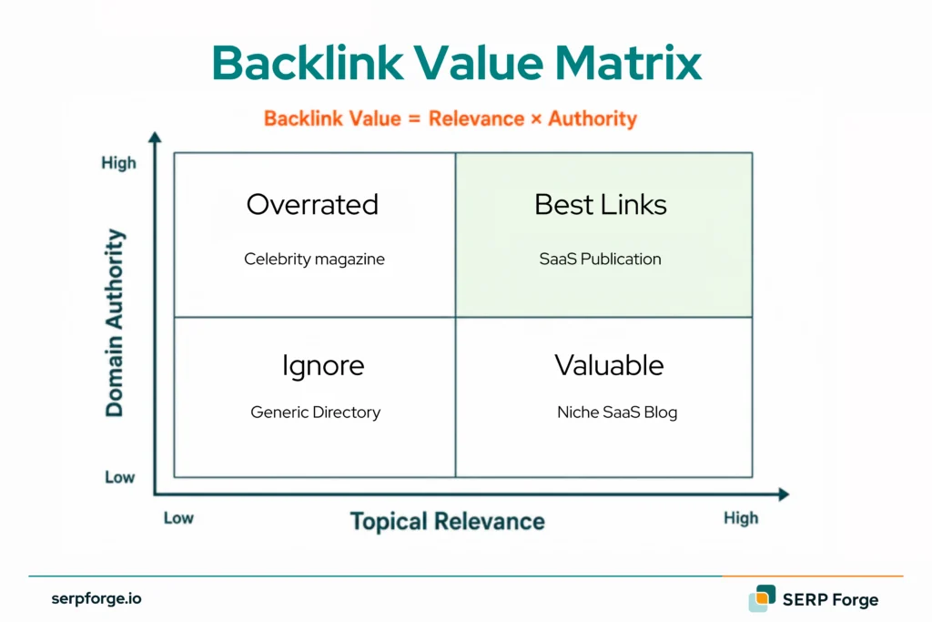 Backlink Value Matrix