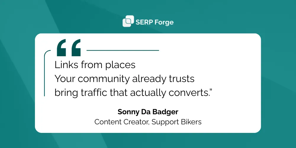 Link building comments