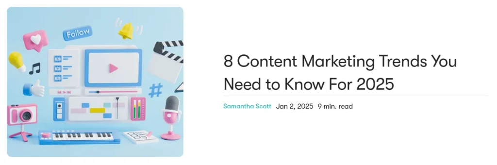 Trend-Based or Yearly Listicles Trend-Based or Yearly Listicles