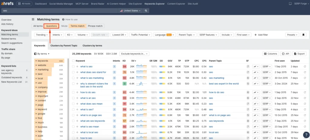 Explore Keyword Ideas Explore Keyword Ideas