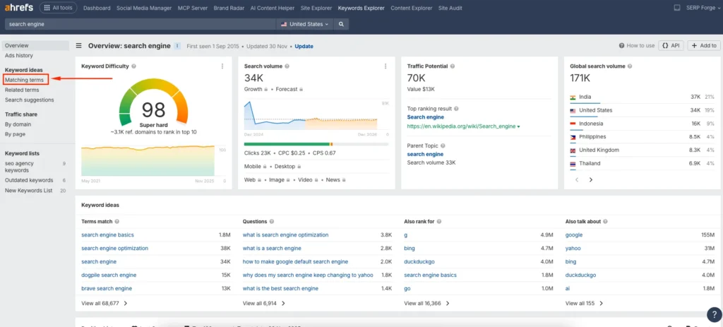 Keyword Explorer Keyword Explorer
