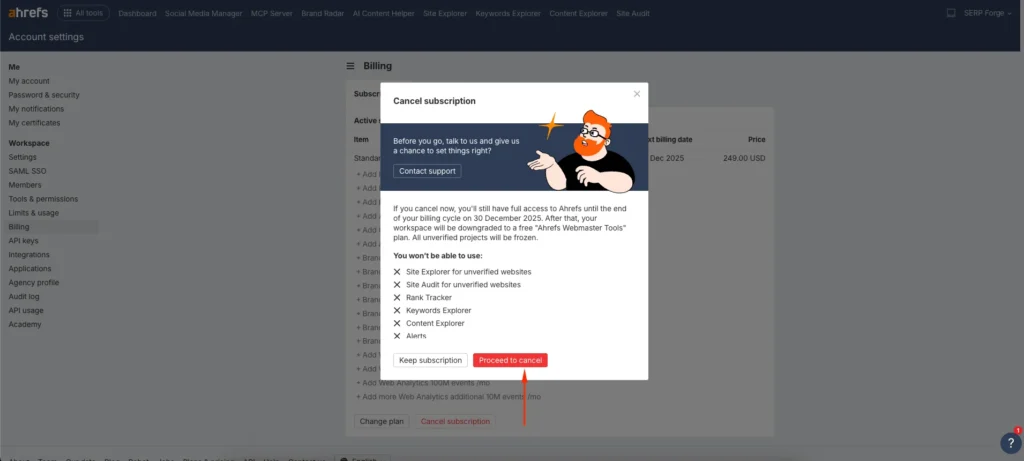 Cancellation Process
