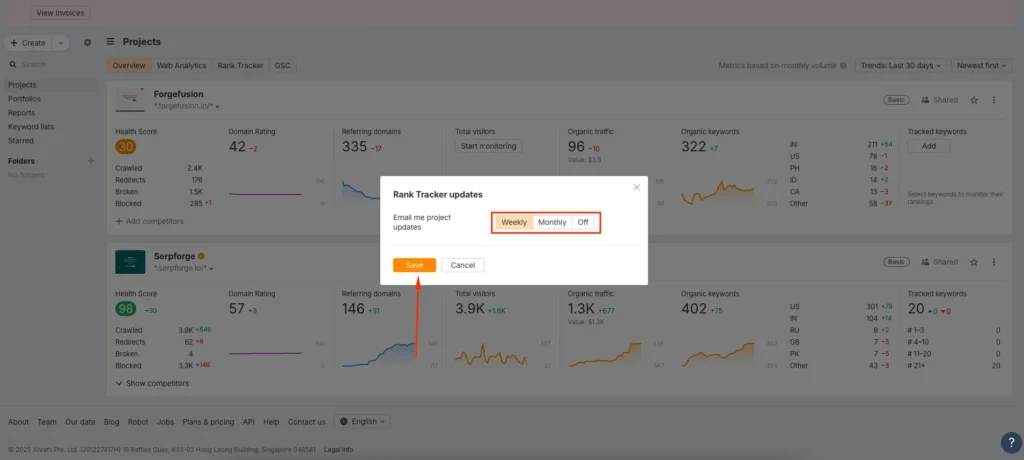 Rank Tracker Rank Tracker