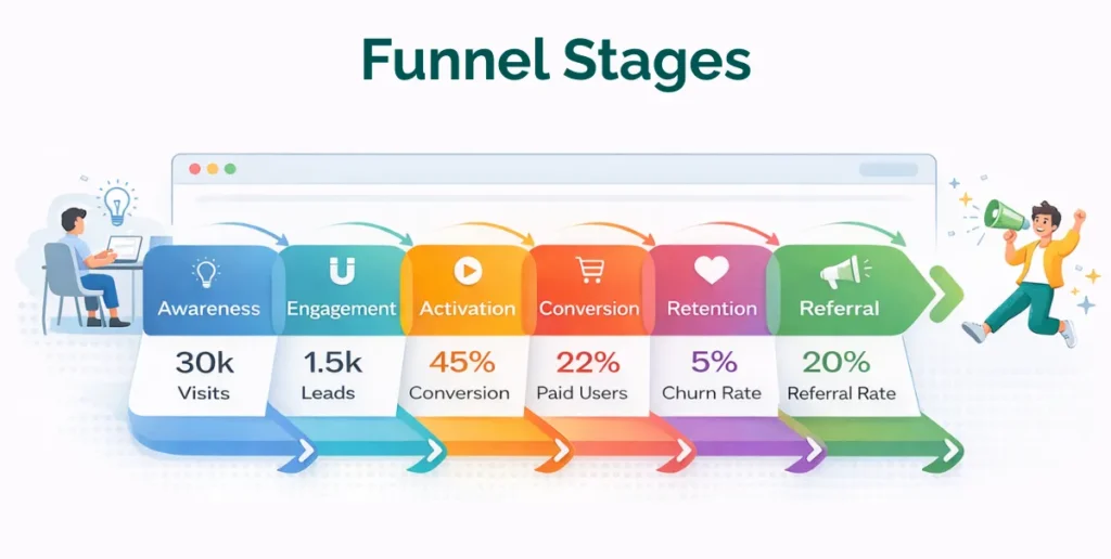  funnel stages
