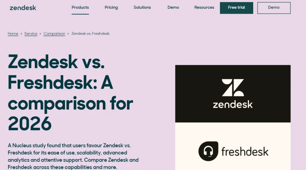 Zendesk vs Freshdesk
