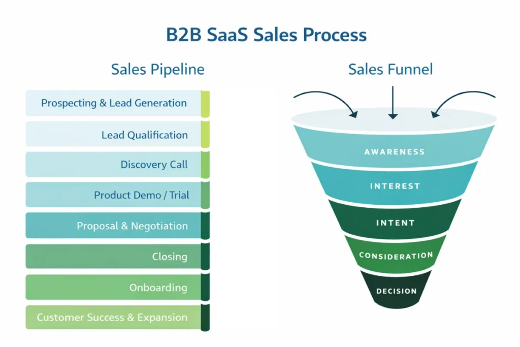 B2B SaaS Sales process