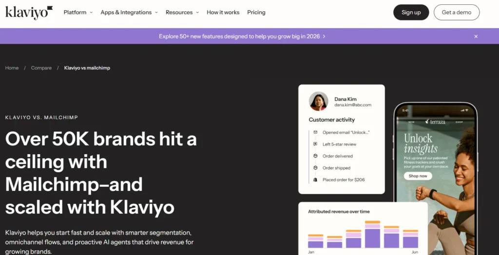 Klaviyo vs Mailchimp
