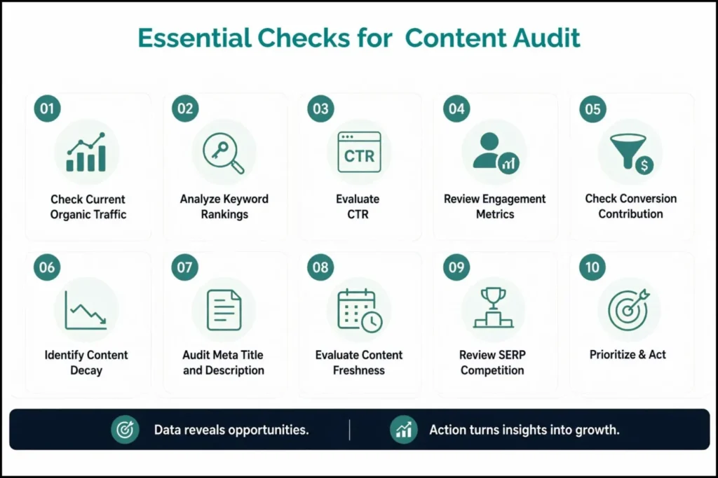 checklist for content audit