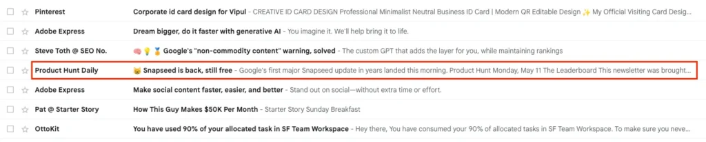 subject lines