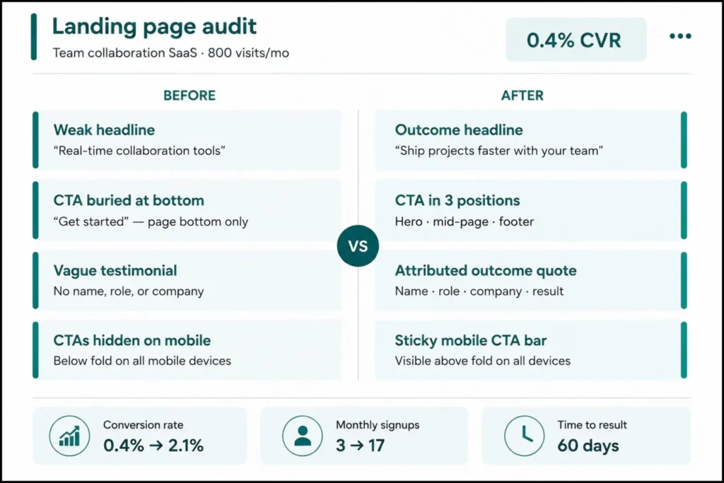 Landing Page Audit