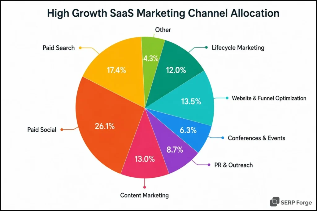 SaaS marketing channel allocation