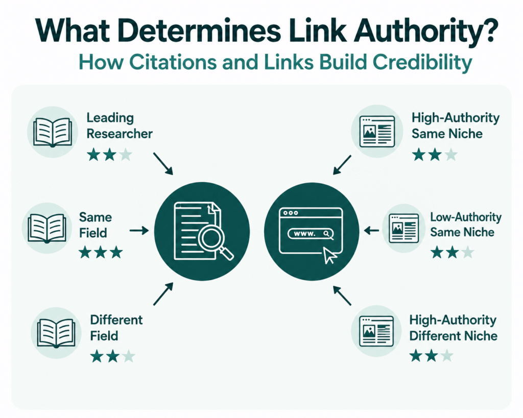 link authority determines