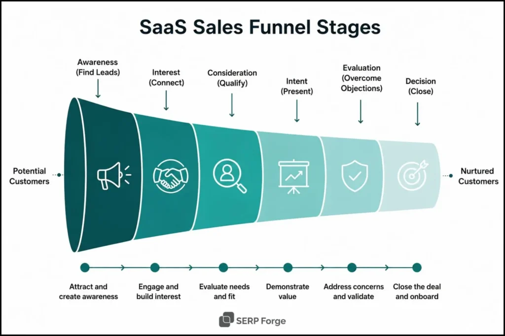 SaaS sales funnel