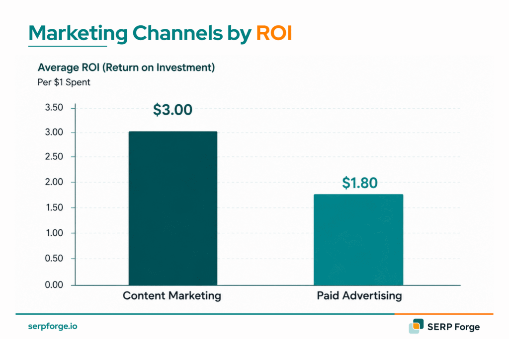 Marketing channel by ROI