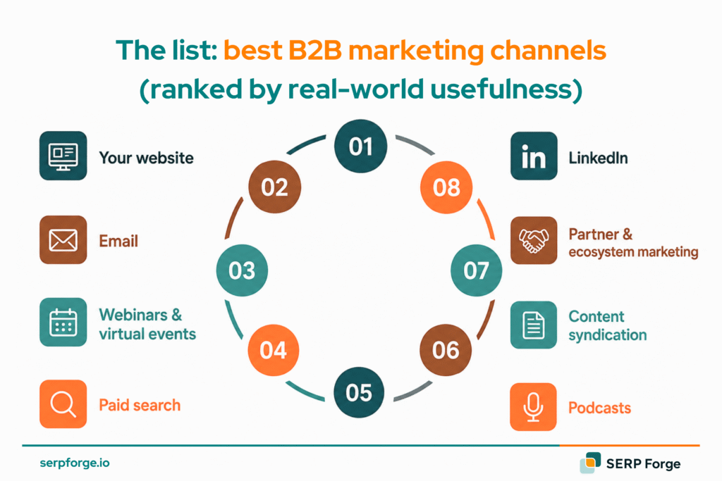 best b2b marketing channels