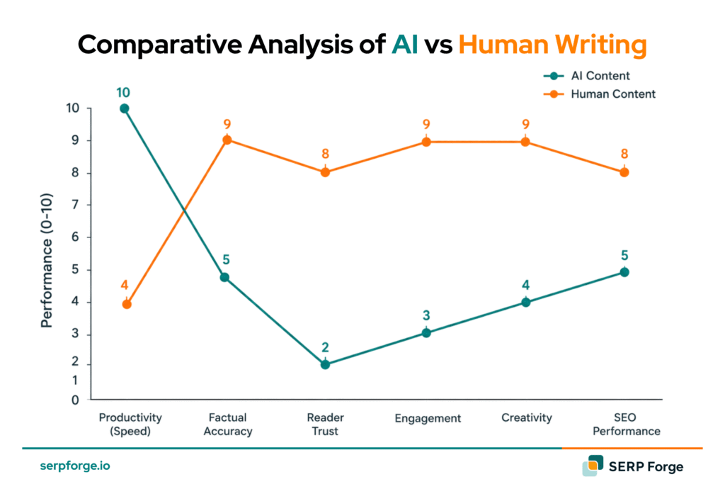 AI vs Human writing