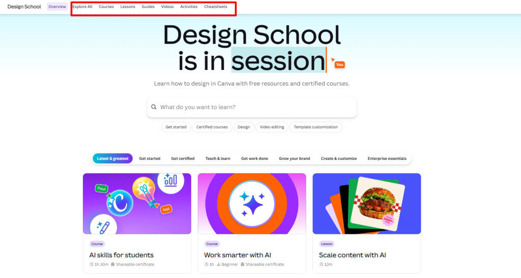 Design school