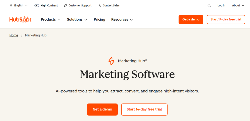 HubSpot Marketing Hub
