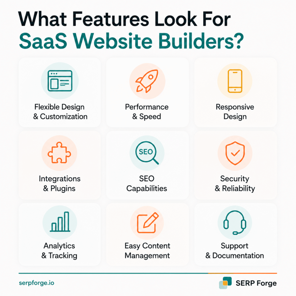 SaaS website builders