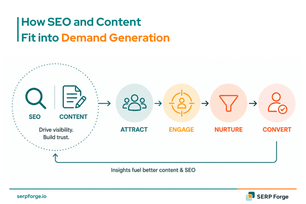 SEO and Content Fit Into Demand Generation