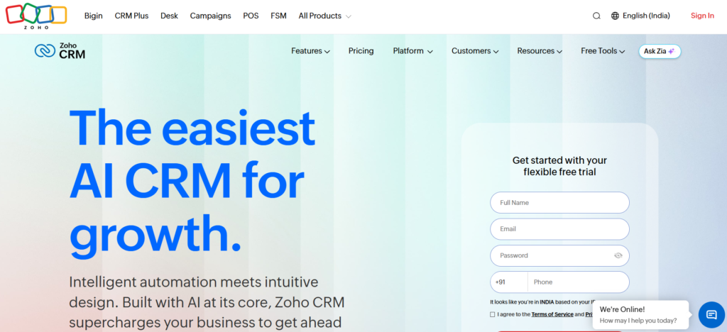 Zoho CRM
