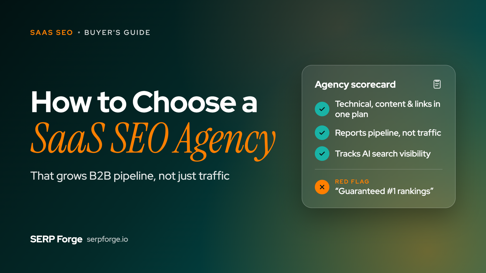 How to choose a saas seo agency featured image